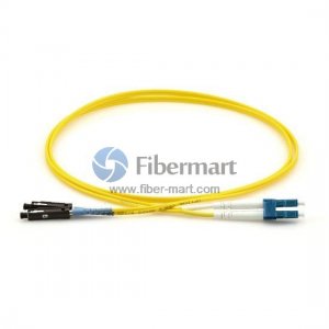 LC/UPC-MU/UPC Plenum(OFNP) Duplex 9/125 Single-mode Fiber Patch Cable LC/UPC-MU/UPC Plenum(OFNP) Duplex 9/125 Single-mode Fiber Patch Cable