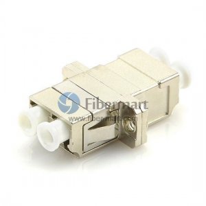 Adaptateur de fibre métallique à bride de type SC duplex LC/UPC à LC/UPC Adaptateur de fibre métallique à bride de type SC duplex LC/UPC à LC/UPC