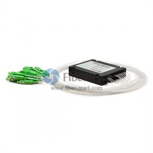 2x8 Fibre PLC Splitter avec plastique ABS Boîte Paquet 2x8 Fibre PLC Splitter avec plastique ABS Boîte Paquet