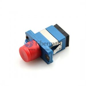 Adaptateur Fibre Plastique Simplex Hybride FC-SC Adaptateur Fibre Plastique Simplex Hybride FC-SC