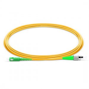 Câble de raccordement à fibre optique monomode SC APC vers FC APC Simplex PVC/LSZH/OFNP 9/125 Câble de raccordement à fibre optique monomode SC APC vers FC APC Simplex PVC/LSZH/OFNP 9/125