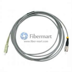 FC/UPC to SC/UPC Simplex Multimode OM1 Armored Patch Cable FC/UPC to SC/UPC Simplex Multimode OM1 Armored Patch Cable