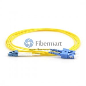 LC-SC Duplex 9/125 Câble de raccordement fibre monomode LC-SC Duplex 9/125 Câble de raccordement fibre monomode