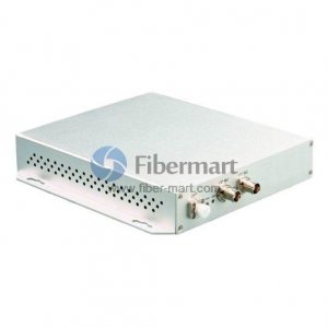 Multiplexeur vidéo optique 2 canaux vers fibre SM 20 km dans un boîtier en alliage d'aluminium Multiplexeur vidéo optique 2 canaux vers fibre SM 20 km dans un boîtier en alliage d'aluminium