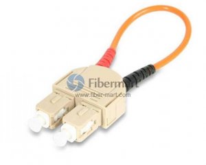 SC Connector OM1 Multimode Fiber Loopback Cable SC Connector OM1 Multimode Fiber Loopback Cable