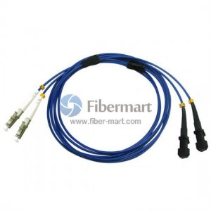LC/UPC to MTRJ/UPC Duplex Singlemode 9/125 Armored Patch Cable LC/UPC to MTRJ/UPC Duplex Singlemode 9/125 Armored Patch Cable