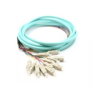 6 Fibers LC/SC/FC/ST/E2000 OM3 Multimode Bunch Fiber Optic Pigtail 6 Fibers LC/SC/FC/ST/E2000 OM3 Multimode Bunch Fiber Optic Pigtail