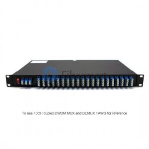 48 canaux, montage en rack 1RU, simplex unidirectionnel, AWG thermique, DWDM Mux 48 canaux, montage en rack 1RU, simplex unidirectionnel, AWG thermique, DWDM Mux