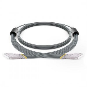 CustomSC to SC 6 Fibers OM3 Multimode Armored Breakout Cable 3.0mm Legs CustomSC to SC 6 Fibers OM3 Multimode Armored Breakout Cable 3.0mm Legs