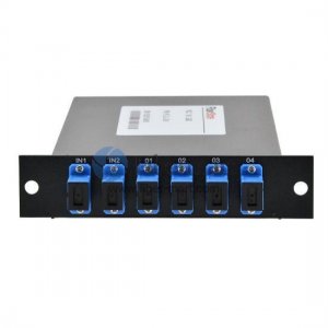 Splitter PLC à fibre 2x4 avec boîte métallique LGX standard Splitter PLC à fibre 2x4 avec boîte métallique LGX standard