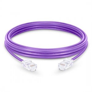 Câble de raccordement réseau Ethernet non blindé Cat5e non blindé (UTP), PVC violet, 10 m (32.81ft) Câble de raccordement réseau Ethernet non blindé Cat5e non blindé (UTP), PVC violet, 10 m (32.81ft)