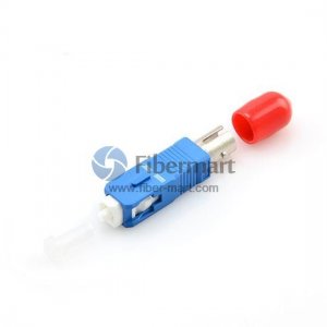 Adaptateur fibre simplex monomode ST femelle à SC mâle Adaptateur fibre simplex monomode ST femelle à SC mâle