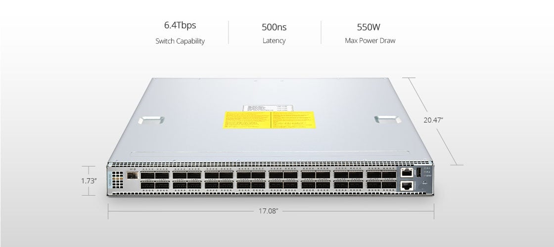 100G Switches Powerful 100GbE Open Networking Switch