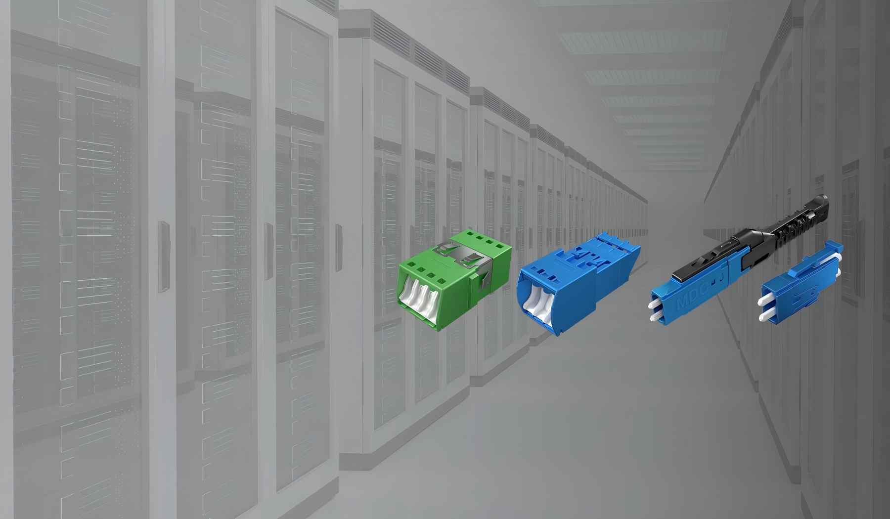 Connecteur MDC dans un centre de donn&eacute;es haute densit&eacute;