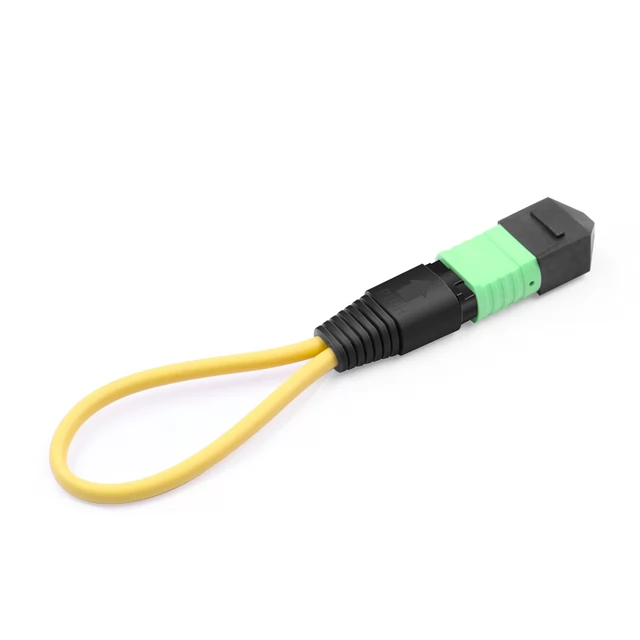 12-Faser-MPO-Loopback-Glasfaserkabel OS2 9/125µm Singlemode