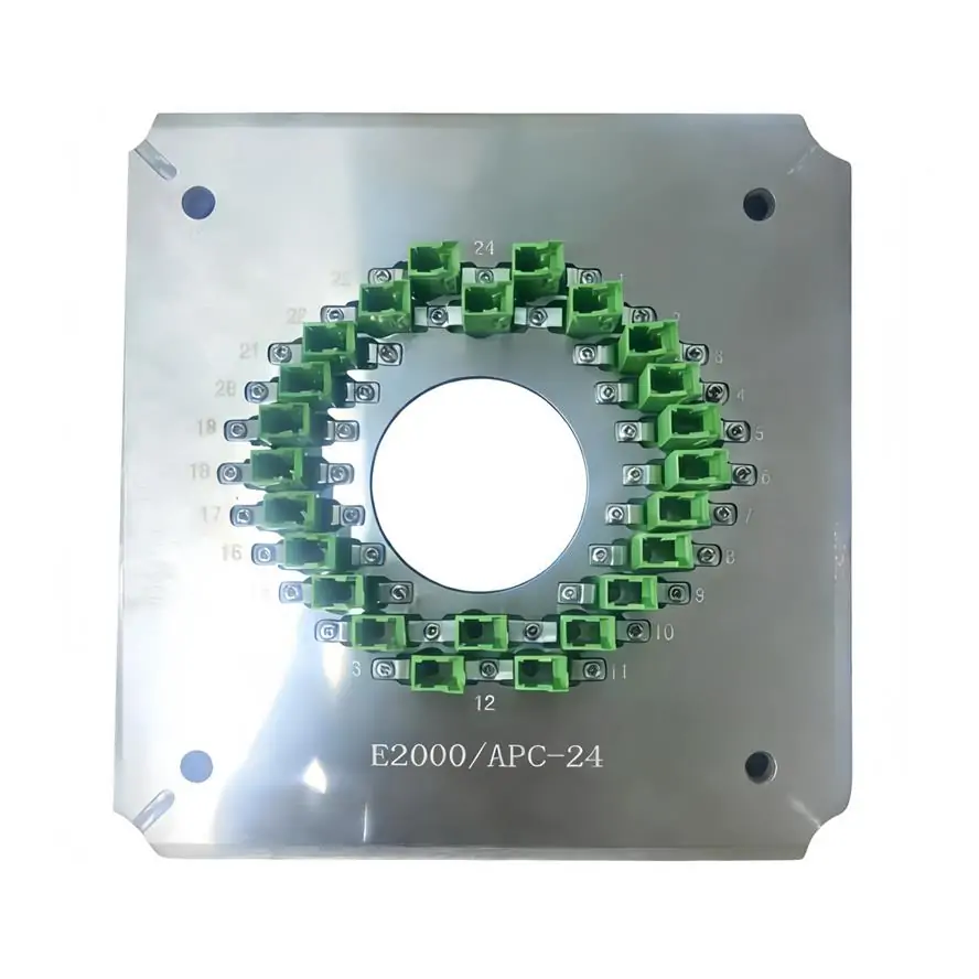 Fiber Polishing Holder E2000-APC-24 Fiber Connector Polishing Plate Fixture
