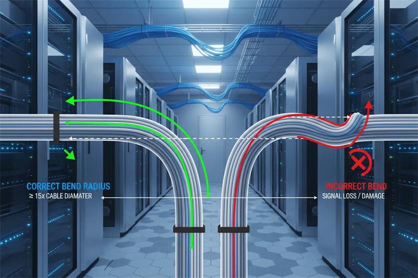 Fiber Optic Bend Radius Best Practices