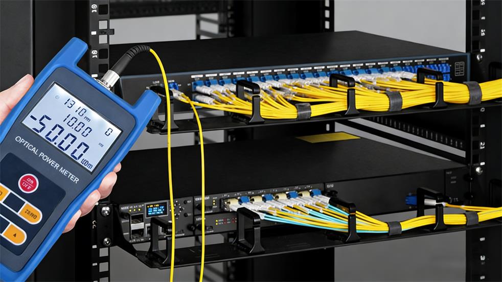 Medidor de potencia de fibra óptica Medidor de potencia de fibra óptica