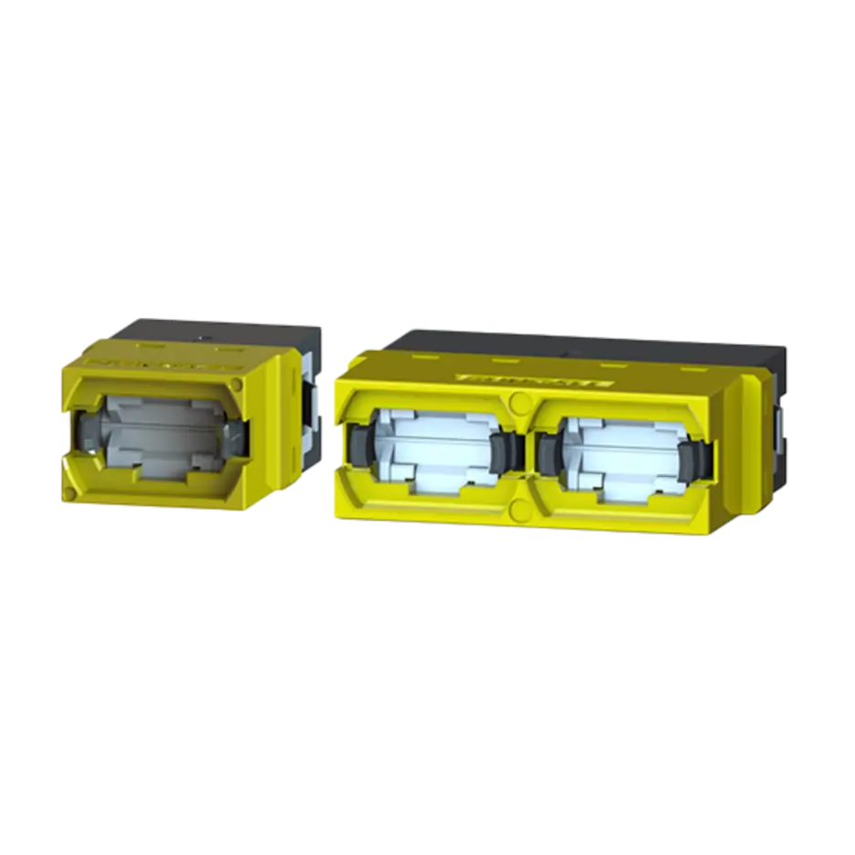 MPO-16 Duplex Adapter with Shutter