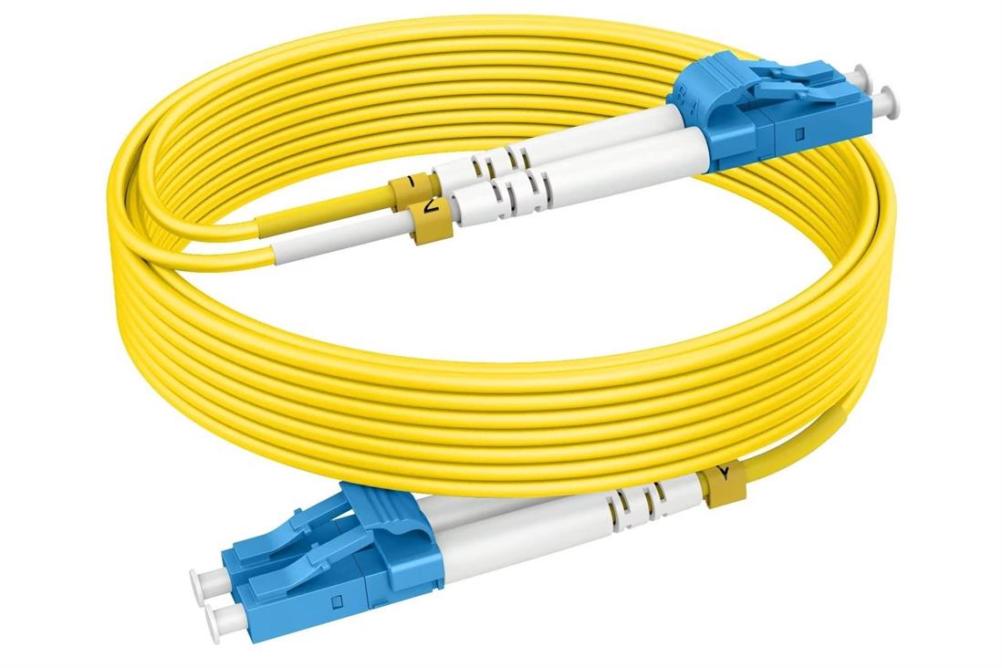 Cable de conexi&oacute;n de fibra d&uacute;plex monomodo LC Fibermart