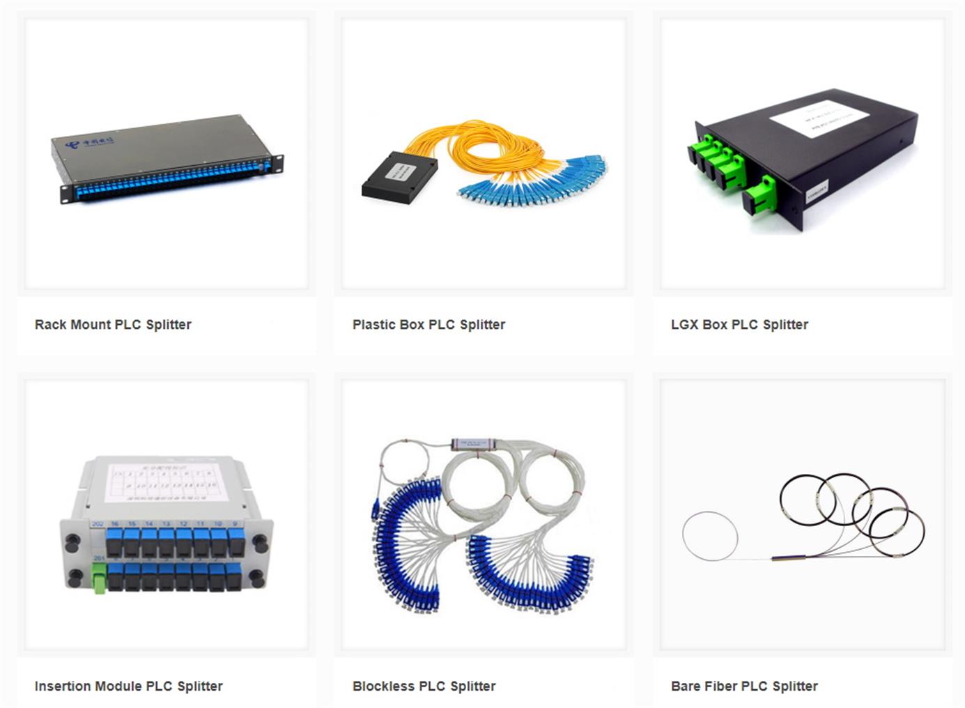 Fibermart PLC Splitter Verpackungsarten