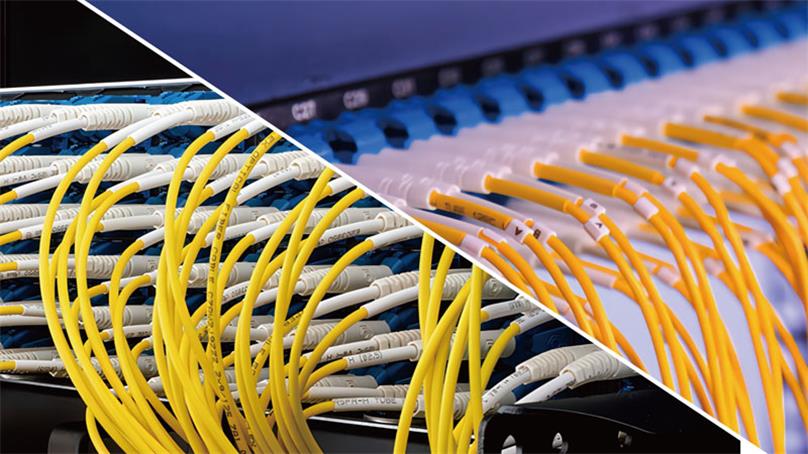 Hochdichtes Netzwerk von Uniboot LC Patchkabel