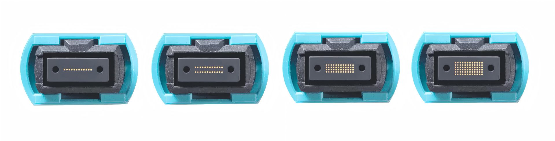 Multiple fiber types for MTP connectors Multiple fiber types for MTP connectors
