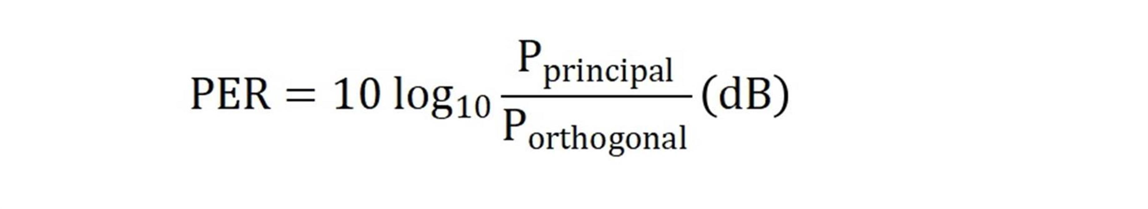 Polarization Extinction Ratio Calculation Formula Polarization Extinction Ratio Calculation Formula