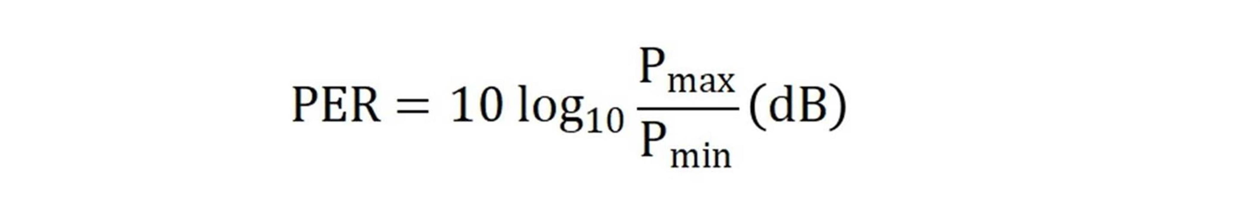 Rotating Polarizer Method PER Measurement Rotating Polarizer Method PER Measurement