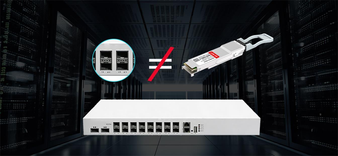 SFP 포트 정렬 불량