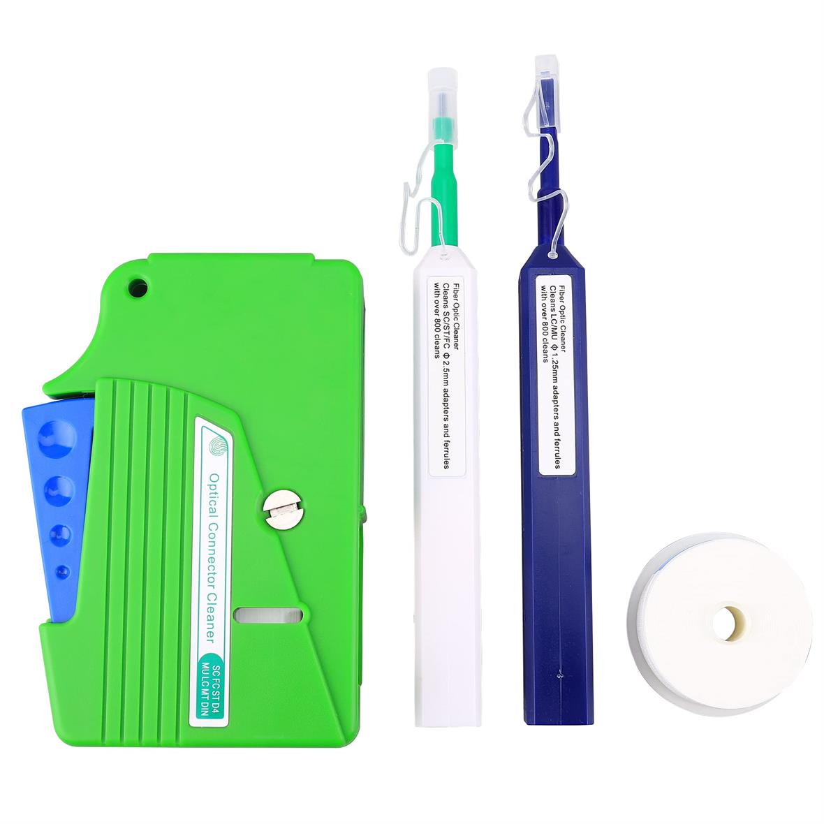 Kits de ferramentas para canetas de limpeza de fibra &oacute;ptica