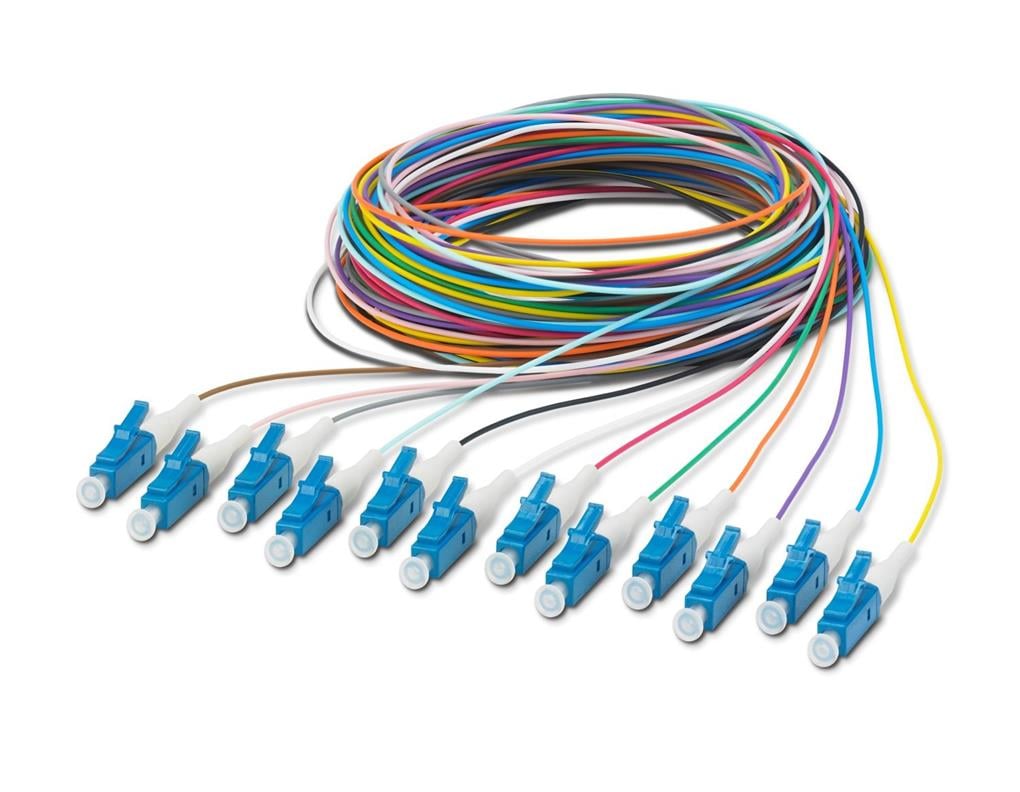 Connecteurs LC sur fibres optiques