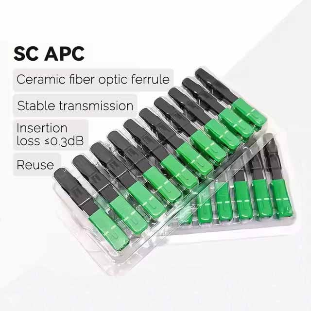 Быстроразъемный соединитель SC/APC для использования в полевых условиях