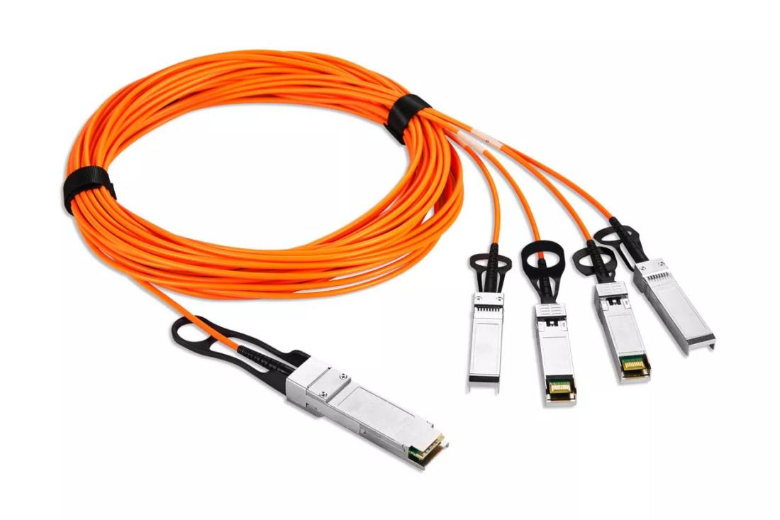 OM2 QSFP28 Breakout Cable OM2 QSFP28 Breakout Cable
