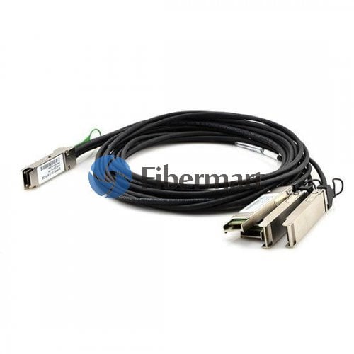 Câble DAC 100G QSFP28 de Fibermart – Idéal pour des connexions à faible latence et économiques dans les centres de données hautes performances Câble cuivre à connexion directe QSFP28 100G