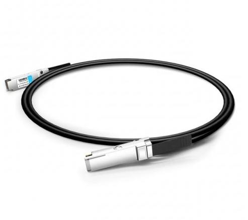 400G QSFP-DD to OSFP Flat Top PAM4 Active Electrical Copper Cable 0.5m (1.6ft)
