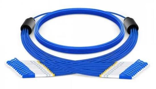 Fibermart 12 fiber lc armored fiber cable breakouts