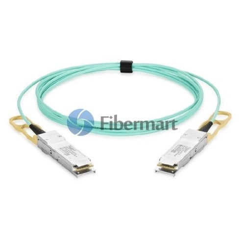 60M 40GBASE QSFP+ to QSFP+ Active Optical Cable available at Fibermart