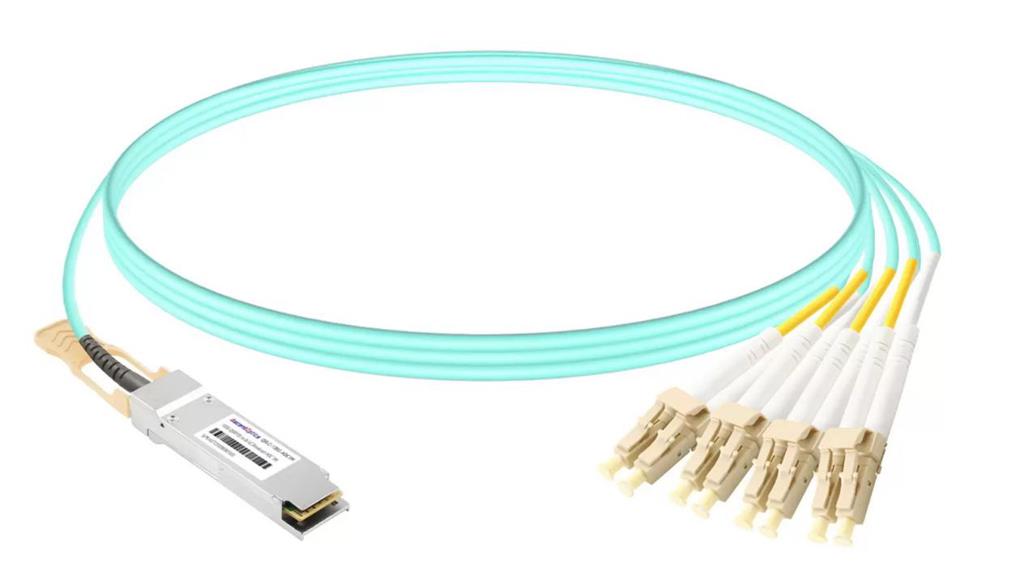 QSFP28 to lc breakout cable