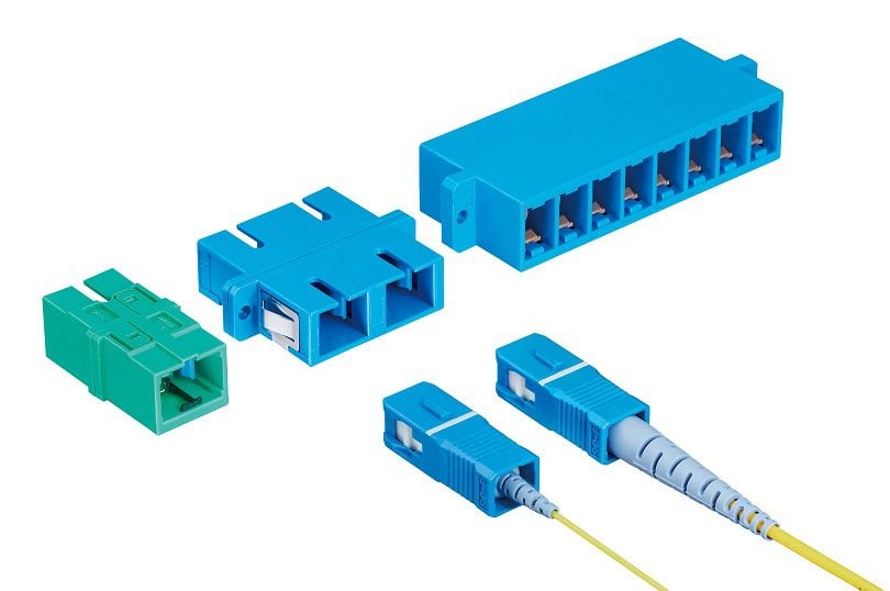 sc cable and sc adapters with low insertion loss