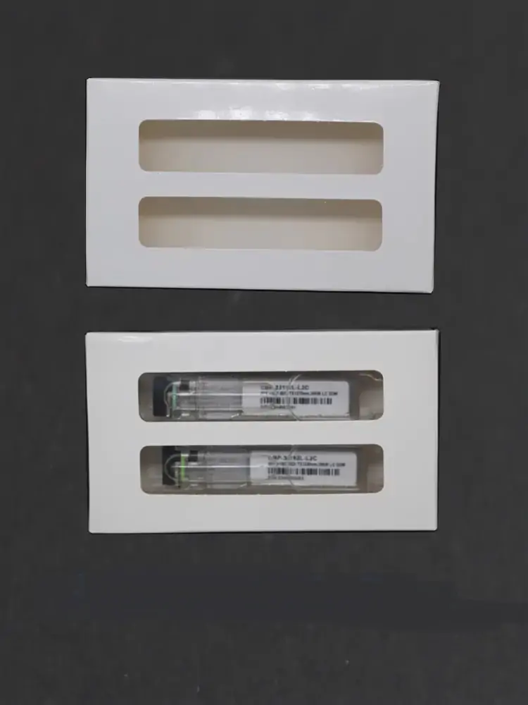 SFP Package Clamshell Box for 2 SFPs, SFP Package Box