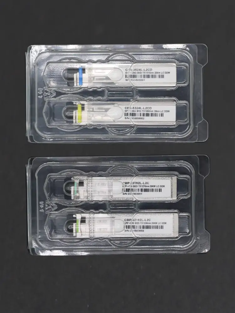 SFP Clamshell Box for 2pcs SFP, SFP Package Box
