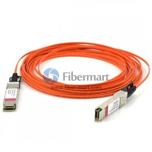 15m Cisco QSFP-H40G-AOC15M Compatible QSFP+ To QSFP+ Active Optical Cable