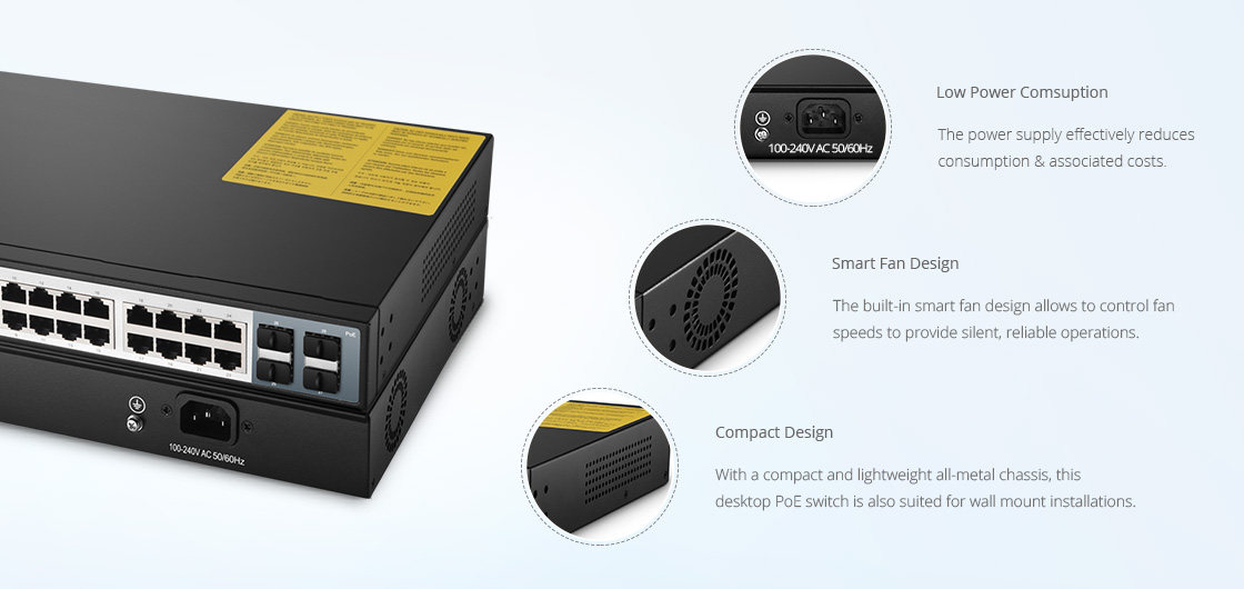 1G Switches Superior Hardware Design
