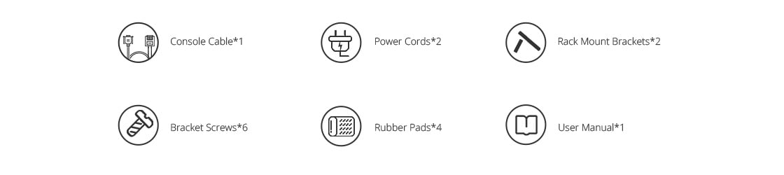 10G Switches Accessories List