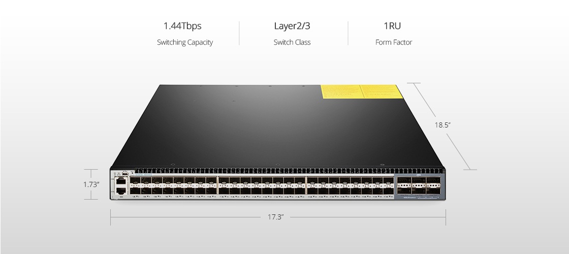 10G Switches 10Gb ToR/Leaf Switch for Data Center