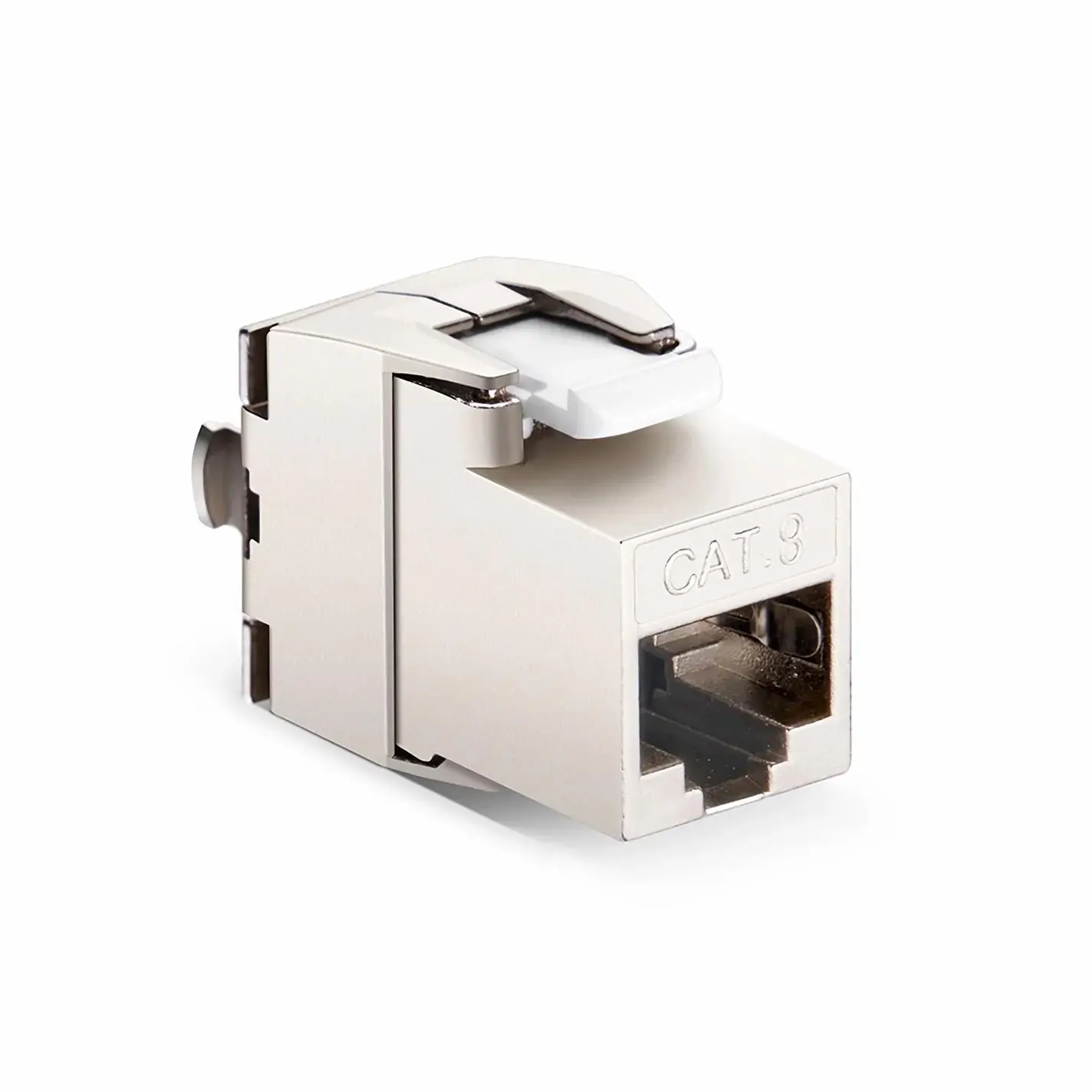 Cat8 RJ45 (8P8C) geschirmte, werkzeuglose Keystone-Buchsen von Fibermart