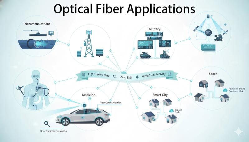 Optical Fiber Applications in Daily Life