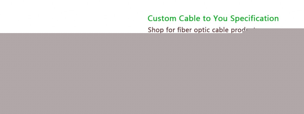 Cabo de conex&atilde;o de fibra &oacute;ptica personalizado com diferentes conectores de fibra
