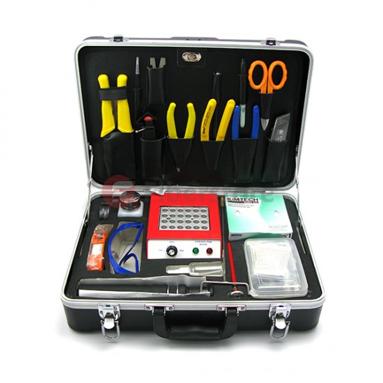 Kit de ferramentas para termina&ccedil;&atilde;o de conectores de fibra FB-3601